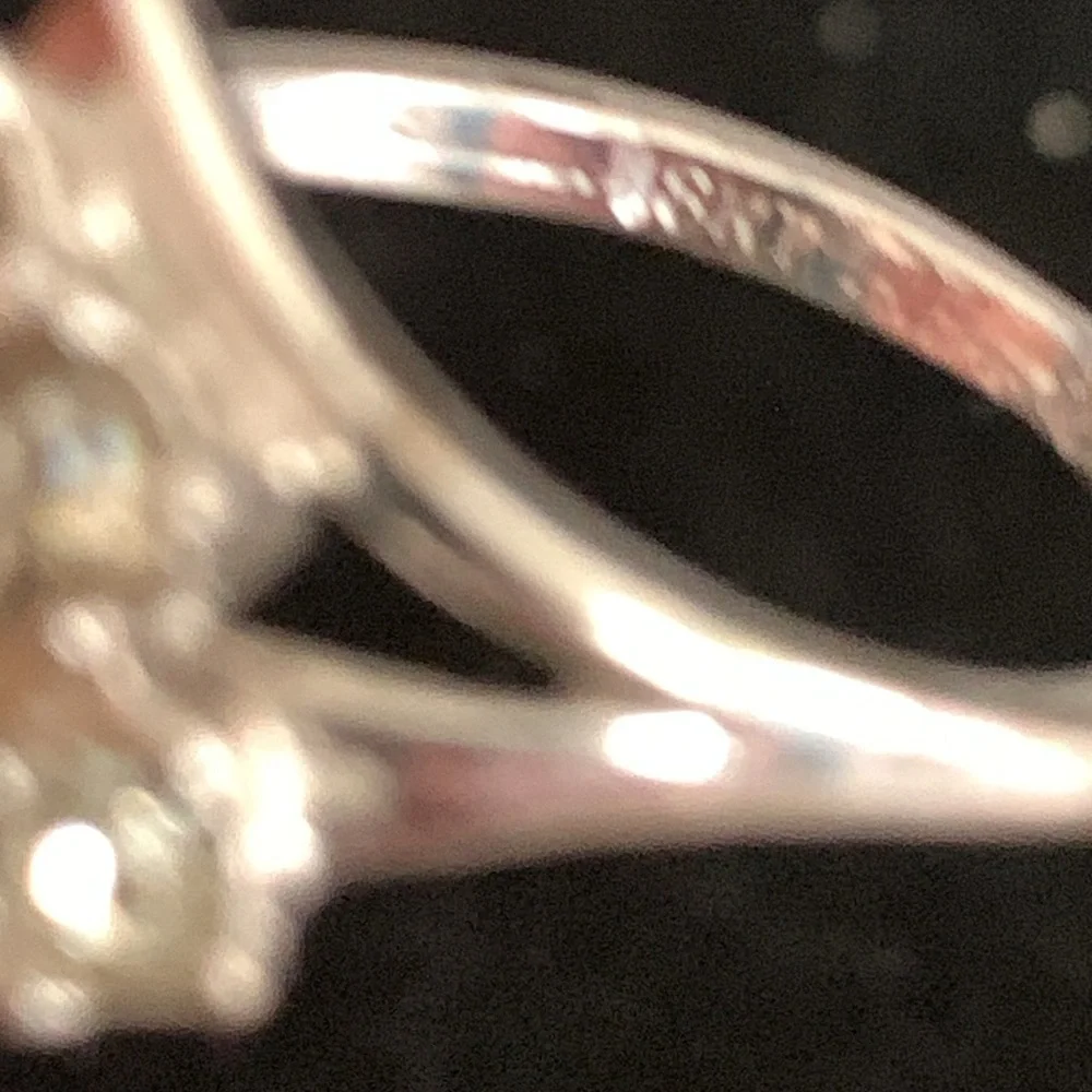 Vintage 18 KT Gold Plated Ring size 7-3/4 marked‎ 18 KT HGE
